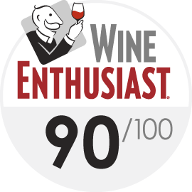 2018 Wine Enthusiast 90/100